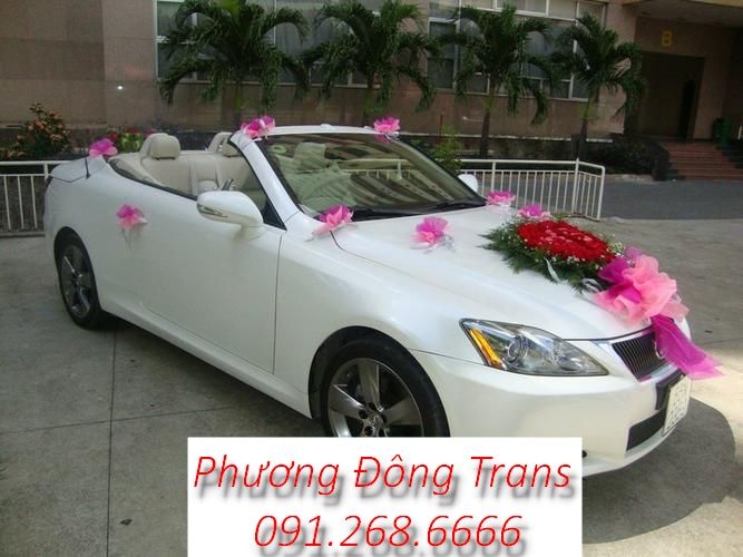 Địa chỉ công ty thuê xe cưới mui trần lexus is 250c tại quận bắc từ liêm hà nội- cho thuê xe cưới màu trắng 