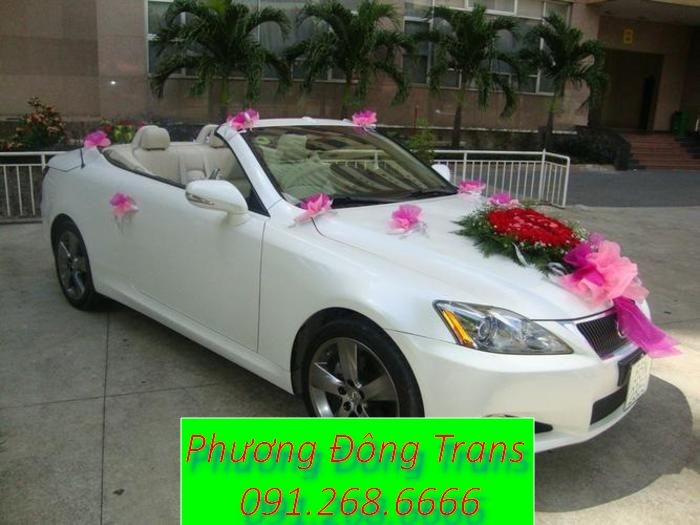 Cho thuê xe cưới mui trần Lexus is250c giá tốt nhất tại chùa láng quận đống đa Hà Nội - 0912686666