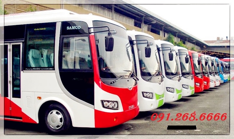 Thuê xe 35 chỗ giá rẻ tại quận ba đình - cho thuê xe du lịch  tại hà nội 0912686666